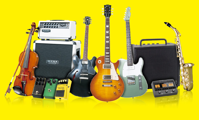 楽器買取ページのメインイメージです。