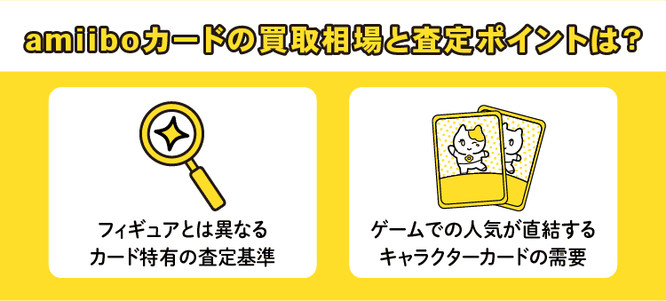 amiiboカードの買取相場と査定ポイントは？：フィギュアとは異なるカード特有の査定基準/ゲームでの人気が直結するキャラクターカードの需要