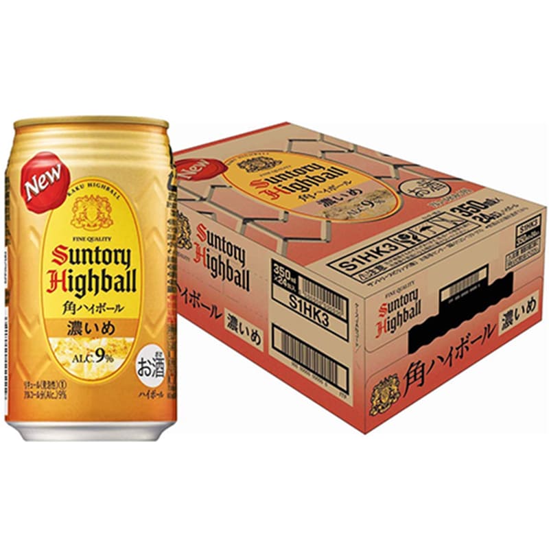 サントリー 角ハイボール 濃いめ ウイスキー 日本 350ml × 24本の買取商品イメージ