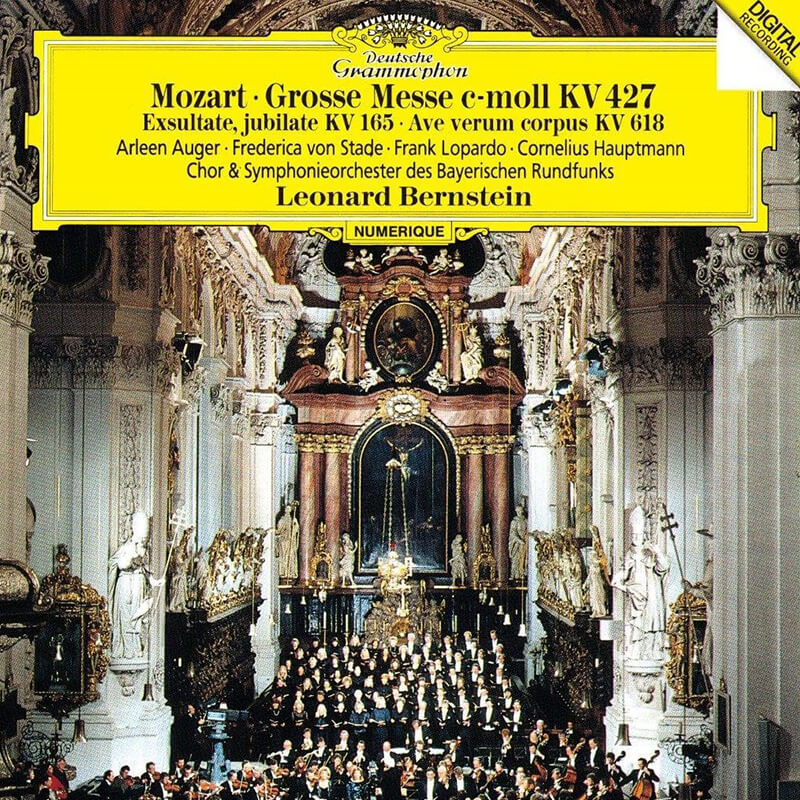 レナード・バーンスタイン / モーツァルト：大ミサ曲ハ短調、アヴェ・ヴェルム・コルプス、エクスルターテ・ユビラーテ 初回限定盤の買取商品イメージ