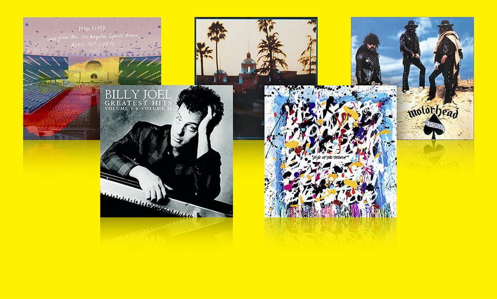 ロックCD買取ページのメインイメージです。