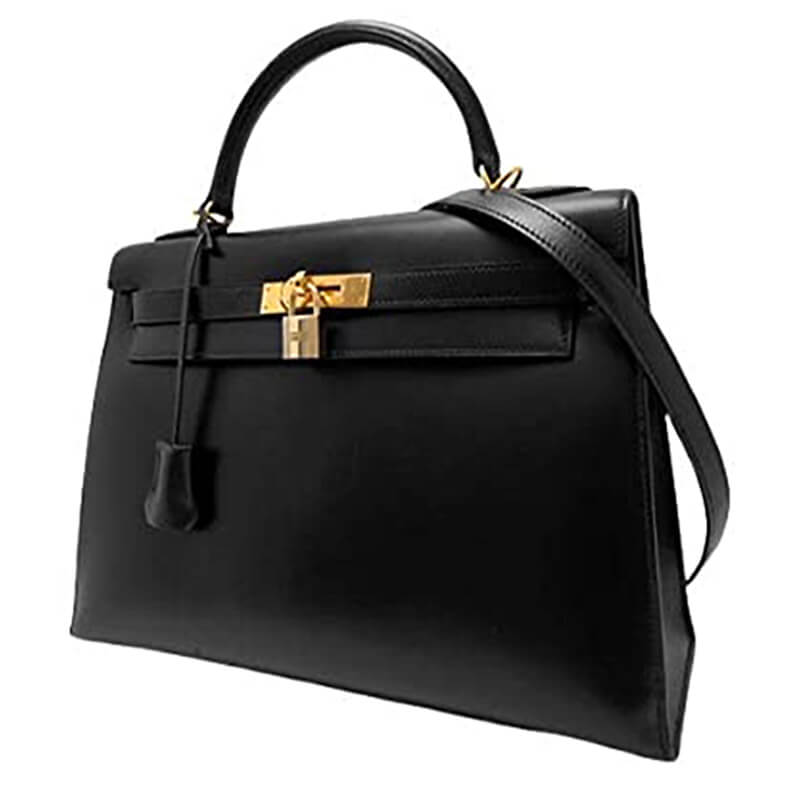 エルメス / バッグ / ケリー32 / ボックスカーフ / 黒 / 外縫い / ゴールド金具買取のイメージ