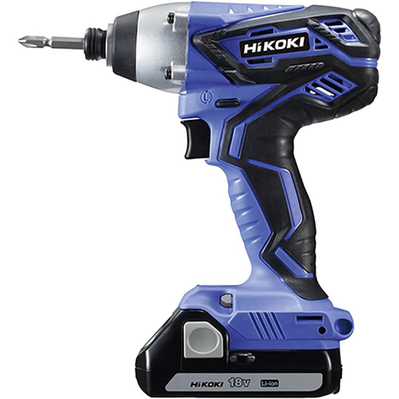 ハイコーキ / 18V コードレスインパクトドライバ /  1.5Ah バッテリ2本・充電器・ケース付買取のイメージ