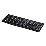 ロジクール ワイヤレスキーボード K270 ワイヤレス キーボード 無線 薄型 テンキー USB接続 Unifying windows 国内正規品