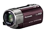 パナソニック デジタルハイビジョンビデオカメラ V620 内蔵メモリー32GB ブラウン HC-V620M-T