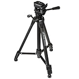 ハクバ HAKUBA アルミ 3段 三脚 HK-834B ブラック 軽量 クイックシュー機能 全高約130cm WEBカメラ固定 スマホ撮影 動画撮影にも便利 収納ケース付 4977187715200