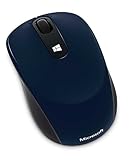 マイクロソフト マウス ワイヤレス/小型 ブルー Sculpt Mobile Mouse 43U-00038
