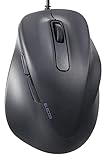 エレコム マウス 有線マウス EX-G 静音 Sサイズ 5ボタン 「AskDoctors評価サービス」認証 抗菌 ブラック M-XGS30UBSKBK