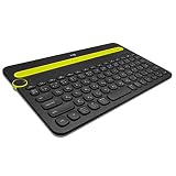 ロジクール ワイヤレスキーボード K480BK Bluetooth キーボード ワイヤレス 無線 Windows Mac iOS Android Chrome K480 ブラック 国内正規品
