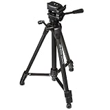 ハクバ HAKUBA アルミ 3段 三脚 HK-834B ブラック 軽量 クイックシュー機能 全高約130cm WEBカメラ固定 スマホ撮影 動画撮影にも便利 収納ケース付 4977187715200