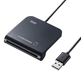 サンワサプライ 接触型ICカードリーダライタ USB接続 マイナンバーカード対応 Windows/mac両対応 自宅で確定申告 ADR-MNICU2 パソコン用