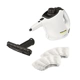 ケルヒャー(Karcher) スチームクリーナー SC MINI 毎日のちょっと使いに最適なコンパクトモデル ハンディ 軽量 高温で安定した蒸気のボイラー式加熱 しつこい汚れを浮かす 水だけ除菌消臭 油汚れ カーペット さらさらフローリング 水垢 キッチン 風呂場 玄関 トイレ 車 衣服 付属品充実 オプションアクセサリーも充実 1.516-339.0