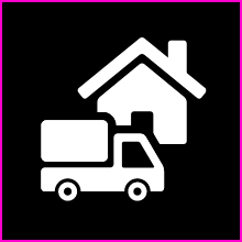 自宅に集荷に向かうイメージ