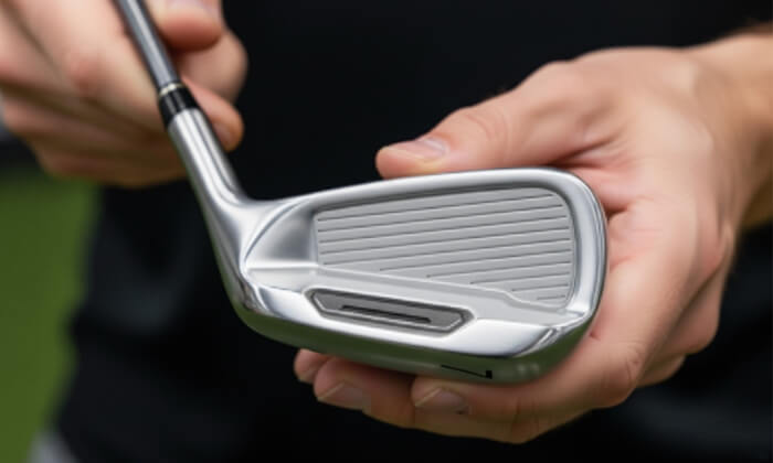 アイアンを査定する人の画像